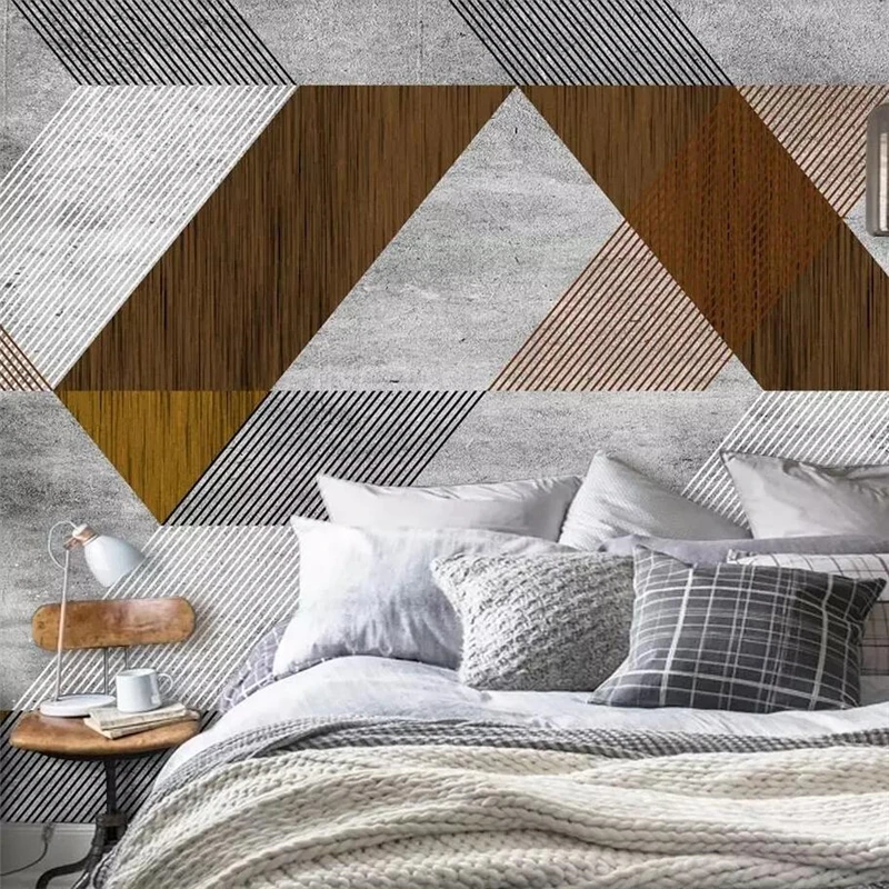 beibehang Custom wallpaper 3d photo mural Nordic minimalist black wall abstract geometric TV background wall 3d papel de parede
beibehang Custom wallpaper 3d photo mural Nordic minimalist black wall abstract geometric TV background wall 3d papel de parede