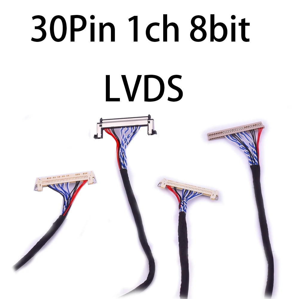 30pin 1ch 8-bit lvds cable for panel V260B3-L01 V216B1 v296w1 18.5inch 20.1inch 32-37inch
30pin 1ch 8-bit lvds cable for panel V260B3-L01 V216B1 v296w1 18.5inch 20.1inch 32-37inch