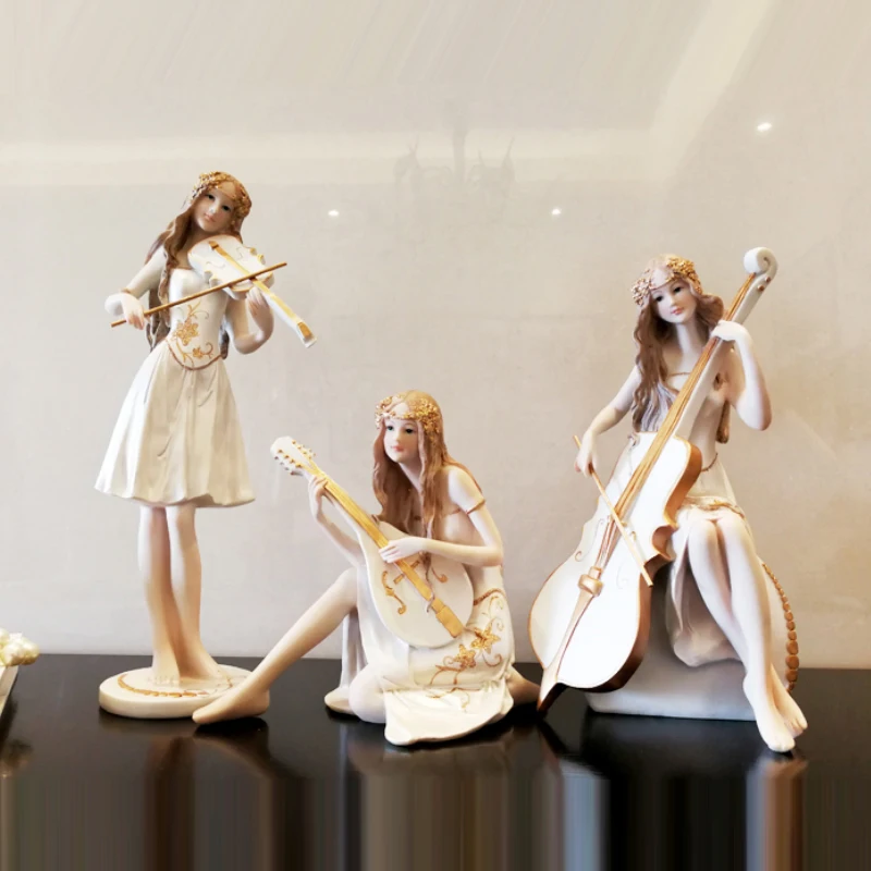European Music Beauty Figurines, Resin Arts and Crafts, Kawai Human Sculpture, Miniature Wedding Gift, Home Decoration
European Music Beauty Figurines, Resin Arts and Crafts, Kawai Human Sculpture, Miniature Wedding Gift, Home Decoration