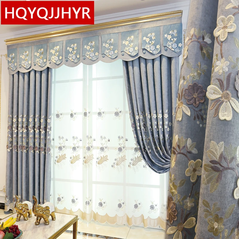Modern luxury embossed embroidered garden window curtains for living room elegant classic decorative curtains for bedroom hotel
Modern luxury embossed embroidered garden window curtains for living room elegant classic decorative curtains for bedroom hotel