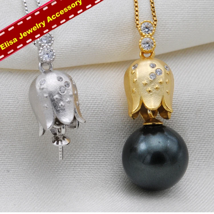 Flower Pendant Findings S925 Sterling Silver Pearl Pendant Settings Lily of the Valley Pendant Holder 5Pieces/Lot
Flower Pendant Findings S925 Sterling Silver Pearl Pendant Settings Lily of the Valley Pendant Holder 5Pieces/Lot