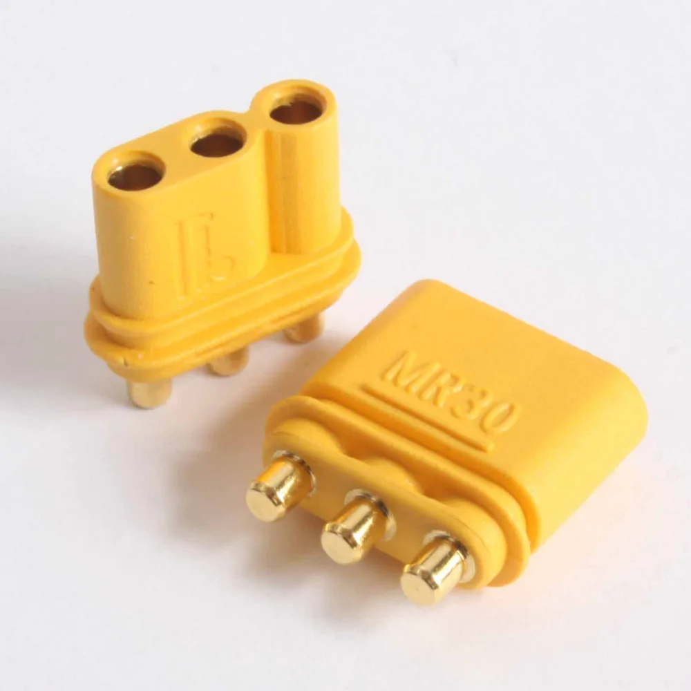 Amass MR30PB Male Female Connector Plug for RC Airplane Multicopter - 10 Pairs/lot
Amass MR30PB Male Female Connector Plug for RC Airplane Multicopter - 10 Pairs/lot