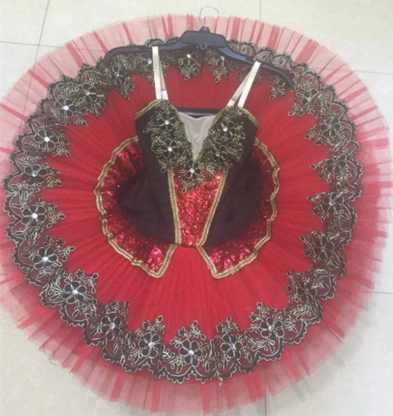 Professional Ballet Tutu Women Red Adult Pancake Tutu Skirt for Women Ballerina Dress Sequins Ballet Dance Costume Girl Stage
Professional Ballet Tutu Women Red Adult Pancake Tutu Skirt for Women Ballerina Dress Sequins Ballet Dance Costume Girl Stage