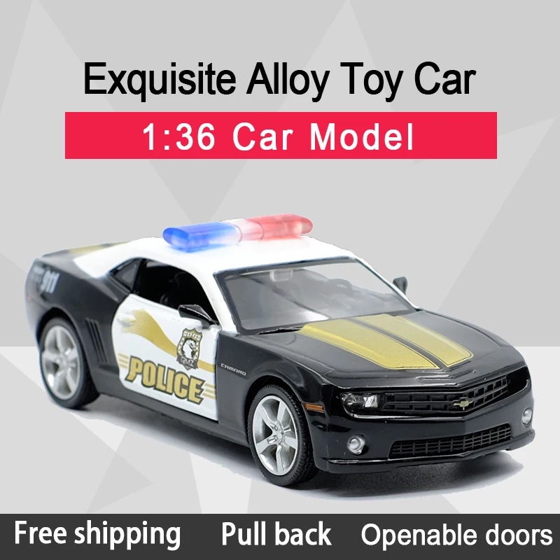 RMZ CITY 1:36 Camaro полицейский игрушечный автомобиль, спортивный автомобиль, литый под давлением автомобиль из сплава, модель игрушечного автомобиля с отворотом для детей, подарки, коллекция игрушек
RMZ CITY 1:36 Camaro полицейский игрушечный автомобиль, спортивный автомобиль, литый под давлением автомобиль из сплава, модель игрушечного автомобиля с отворотом для детей, подарки, коллекция игрушек