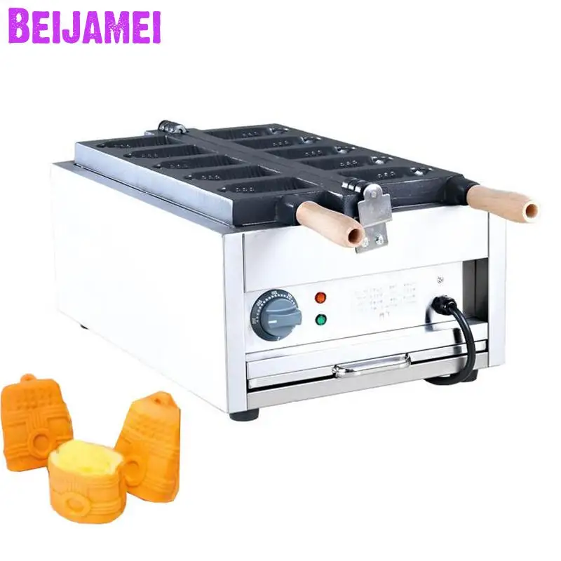 BEIJAMEI Commercial Non-stick Bell Shaped Waffle Maker Iron Machine Electric Bell shaped Mini Taiyaki maker Machine
BEIJAMEI Commercial Non-stick Bell Shaped Waffle Maker Iron Machine Electric Bell shaped Mini Taiyaki maker Machine
