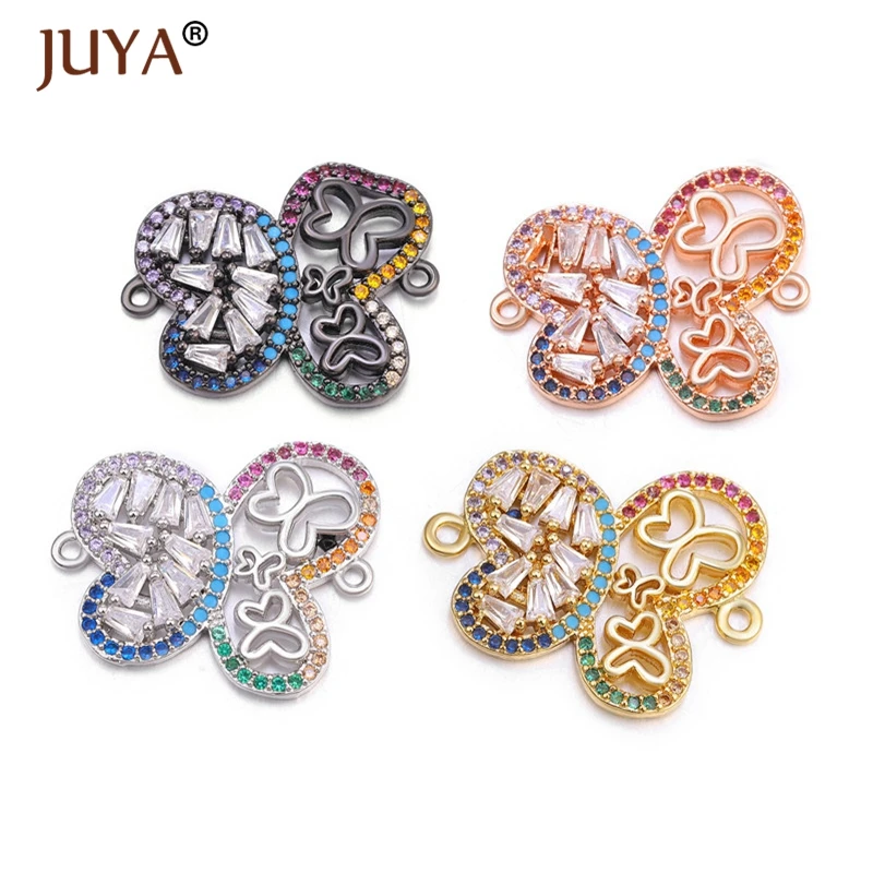 Supplies For Jewelry Copper Zircon Crystal Luxury Butterfly Charm Connect Accessories For Making Bracelets Necklaces Components
Supplies For Jewelry Copper Zircon Crystal Luxury Butterfly Charm Connect Accessories For Making Bracelets Necklaces Components