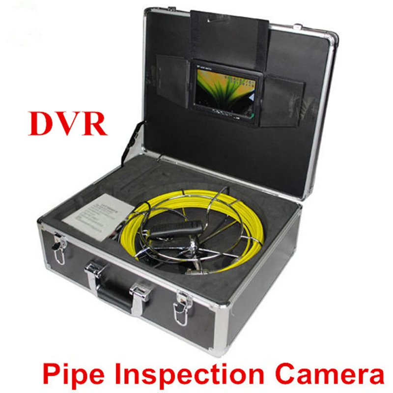 20m Professional Stainless Steel Pipe Inspection Camera System with 7inch Color TFT Monitor With DVR Function
20m Professional Stainless Steel Pipe Inspection Camera System with 7inch Color TFT Monitor With DVR Function