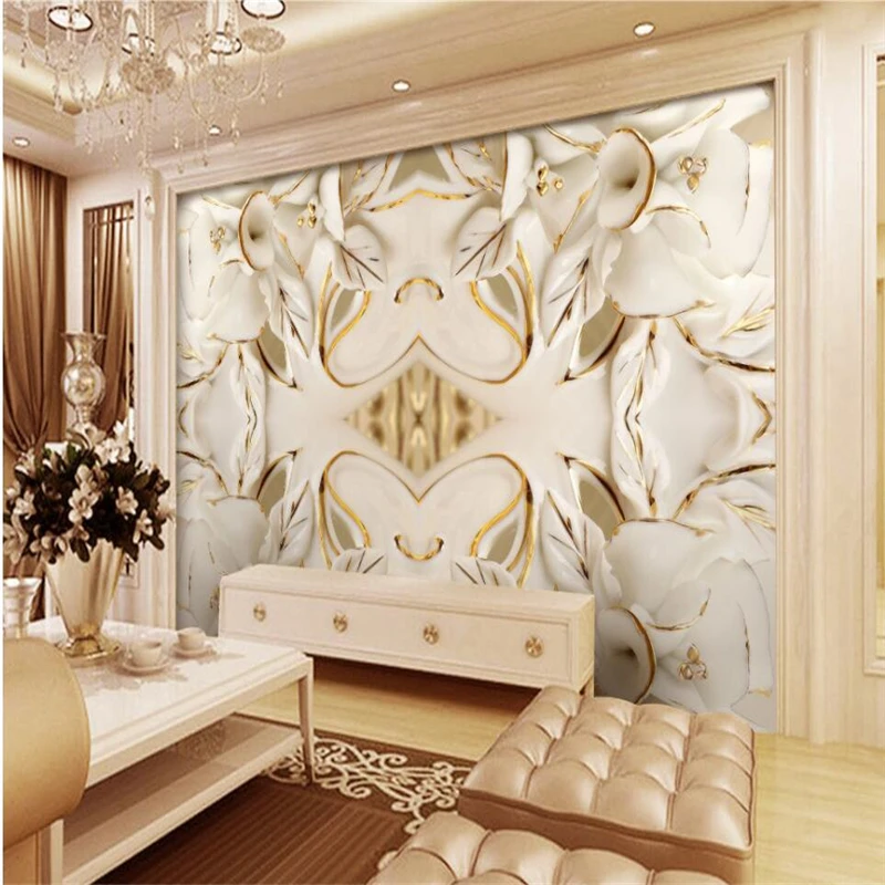 wellyu Scandinavian Style 3D Stereo Embroidered Gold Floral Floral Backdrop Customized Large Wallpaper Wallpaper
wellyu Scandinavian Style 3D Stereo Embroidered Gold Floral Floral Backdrop Customized Large Wallpaper Wallpaper