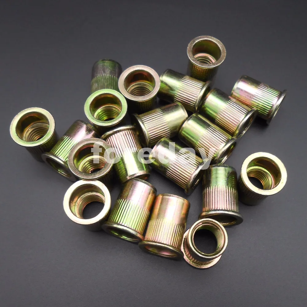 20PCS M12 Carbon Steel galvanization Rivet Insert Clinch nut blind nuts Flat Head Knurled Knurled 12MM 1LOT=20PCS *BT624X20
20PCS M12 Carbon Steel galvanization Rivet Insert Clinch nut blind nuts Flat Head Knurled Knurled 12MM 1LOT=20PCS *BT624X20