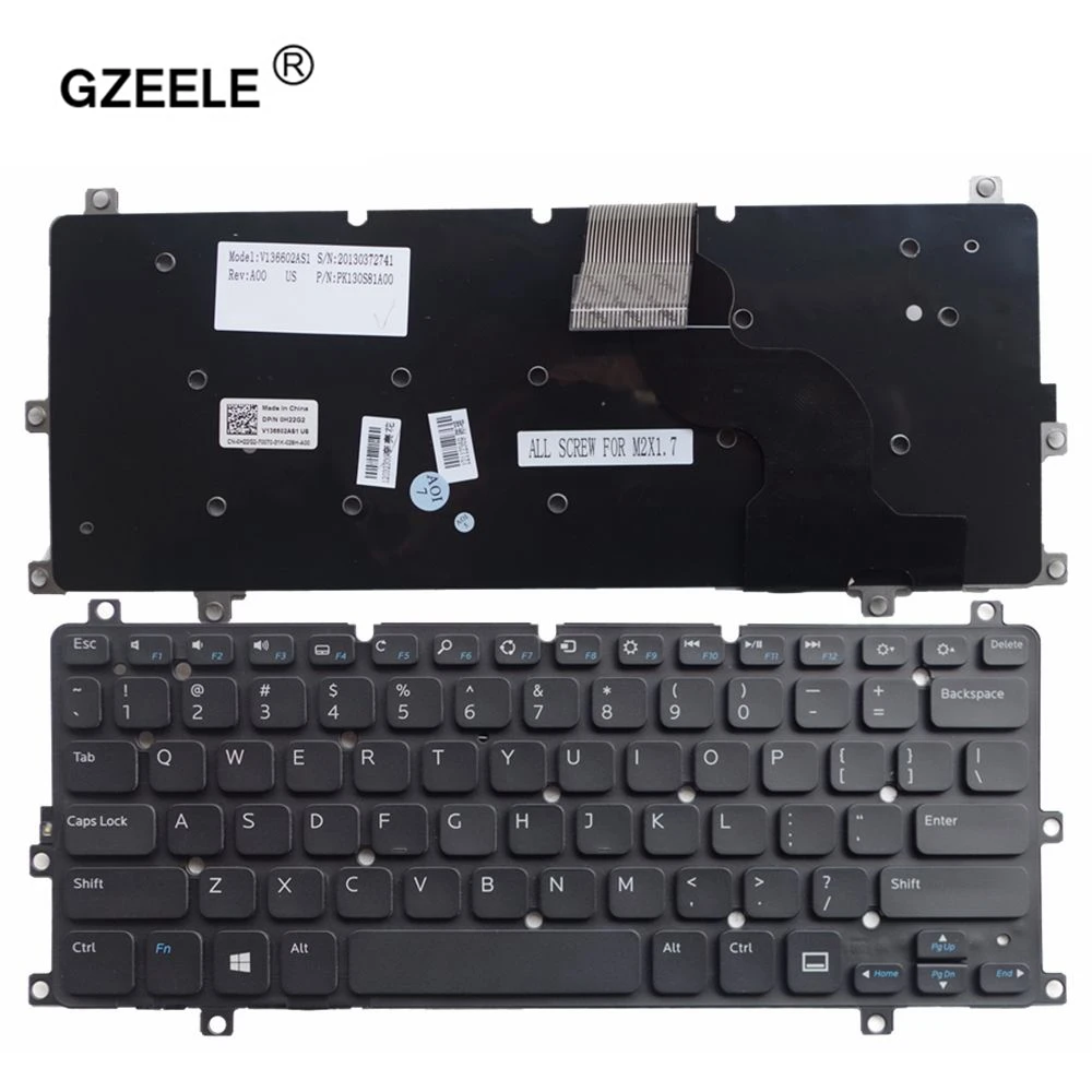 Новая английская клавиатура для ноутбука DELL XPS 10 10Z XPS 10z XPS10 XPS10Z без подсветки
Новая английская клавиатура для ноутбука DELL XPS 10 10Z XPS 10z XPS10 XPS10Z без подсветки