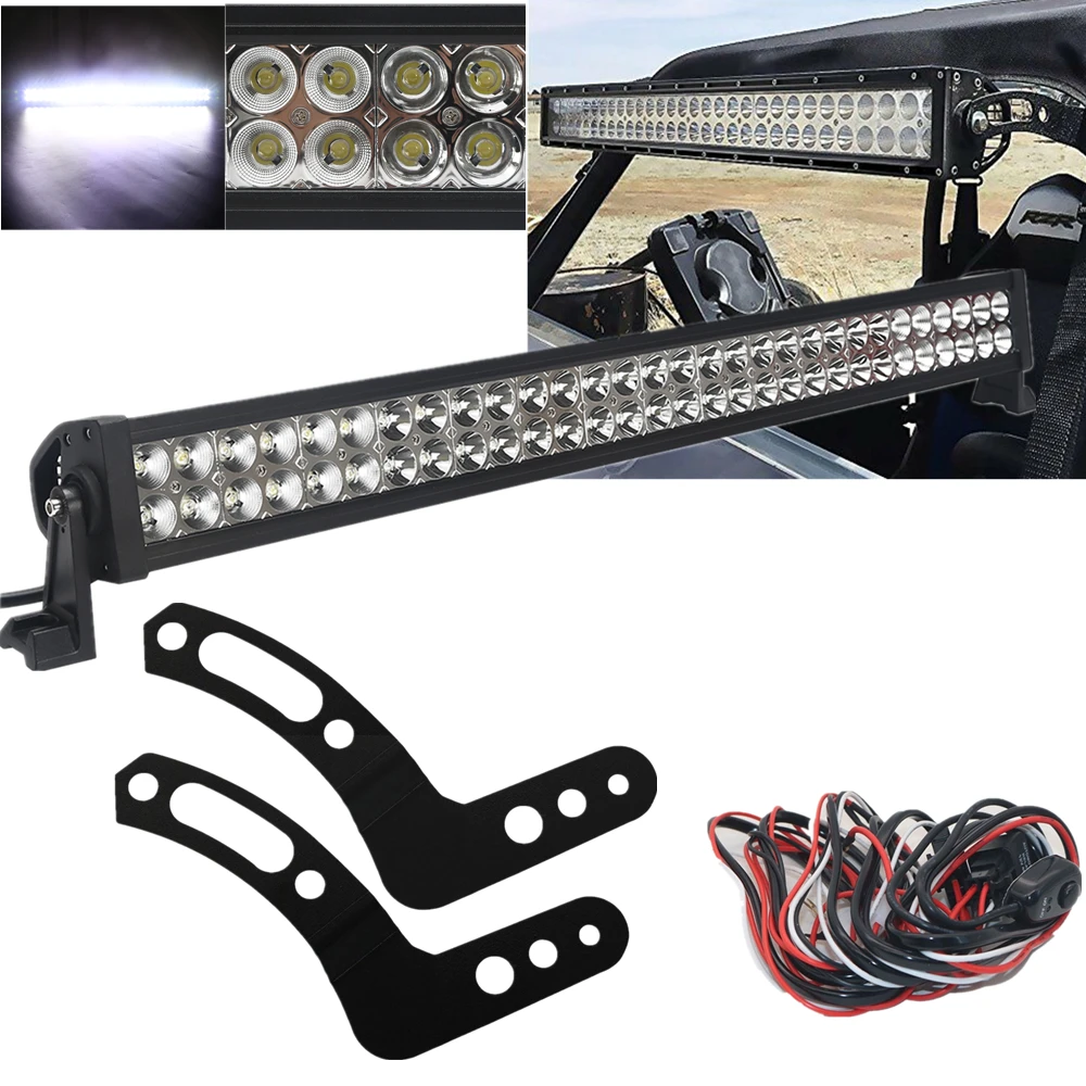 ATV UTV Accessories 30 32 Inch LED Work Light Bar With Roof Mount Bracket For Polaris RZR XP 900 1000
ATV UTV Accessories 30 32 Inch LED Work Light Bar With Roof Mount Bracket For Polaris RZR XP 900 1000