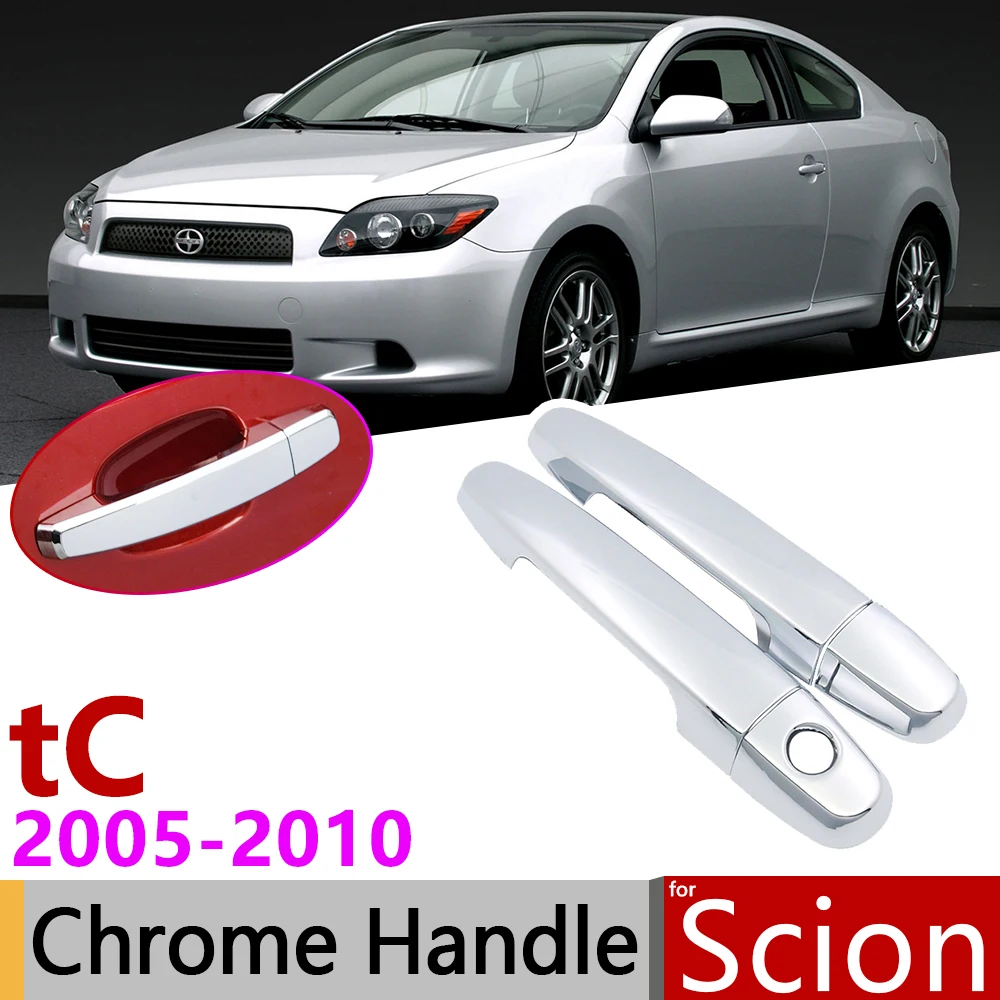for Scion tC AT10 2005~2010 Chrome Exterior Door Handle Cover Car Accessories Stickers Trim Set of 2Door 2006 2007 2008 2009
for Scion tC AT10 2005~2010 Chrome Exterior Door Handle Cover Car Accessories Stickers Trim Set of 2Door 2006 2007 2008 2009