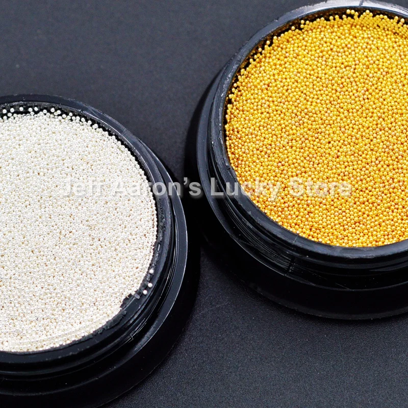 1 Pot 0.4MM Gold Silver Micro 3D Metal Nail Art Decorations Caviar Beads Manicure Nails Accessoires DIY Supplies Tool
1 Pot 0.4MM Gold Silver Micro 3D Metal Nail Art Decorations Caviar Beads Manicure Nails Accessoires DIY Supplies Tool