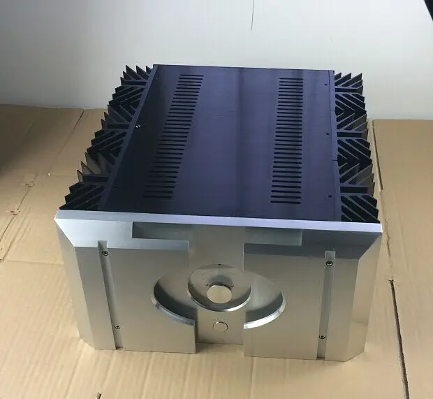 Full aluminum Chassis PASS panel Power Amplifier Enclosure DIY Case with VU meter
Full aluminum Chassis PASS panel Power Amplifier Enclosure DIY Case with VU meter