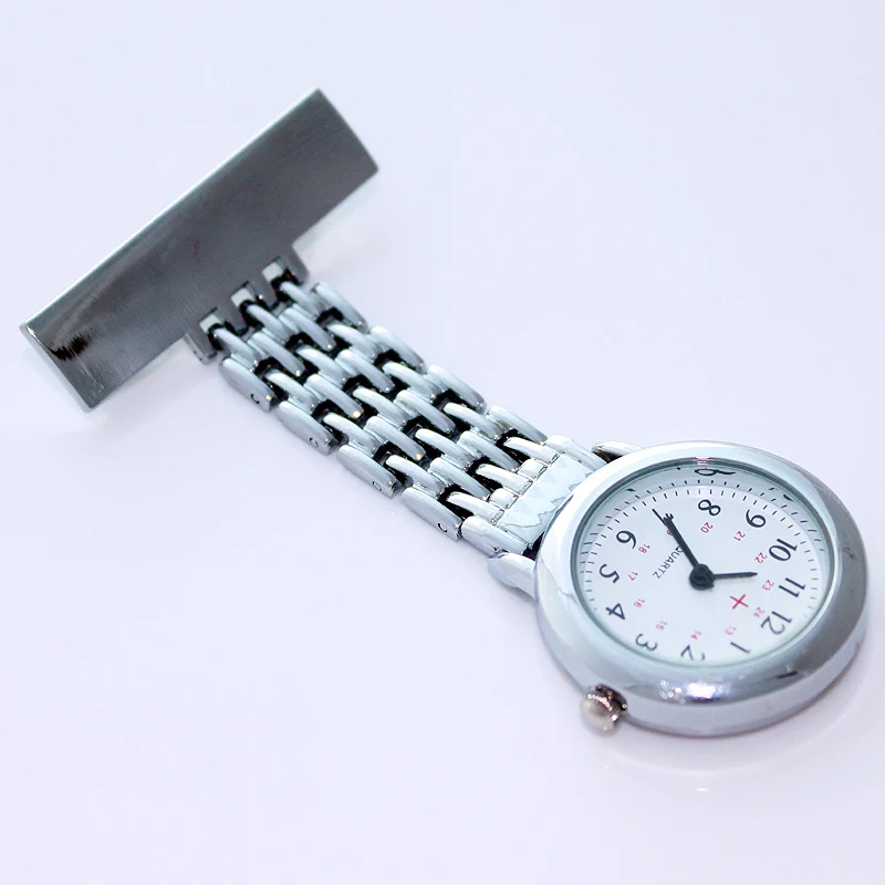 Brand New Popular Silver Round Stainless Steel Nurse Doctor Pin Brooch Quartz Watches Pocket Pendant Watch GL46
Brand New Popular Silver Round Stainless Steel Nurse Doctor Pin Brooch Quartz Watches Pocket Pendant Watch GL46