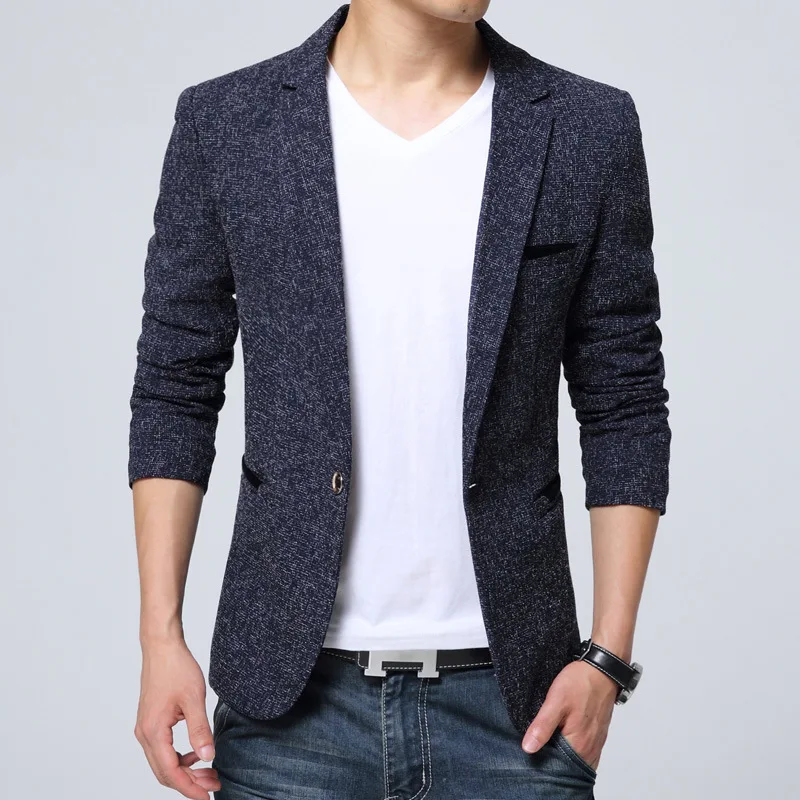 Suit Men Blazer Jackets Men's Fashion Jacket Solid Slim Fit Casual Blazer Male One Buttons Plus Size M-5X Suit Jackets FS-161
Suit Men Blazer Jackets Men's Fashion Jacket Solid Slim Fit Casual Blazer Male One Buttons Plus Size M-5X Suit Jackets FS-161
