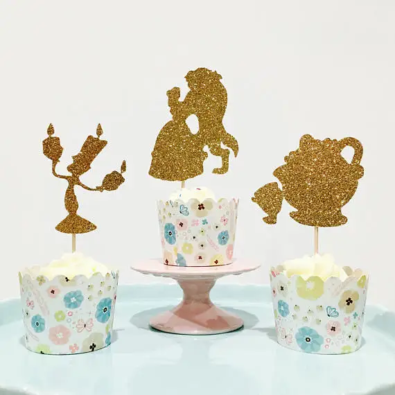 glitter beauty and the beast birthday cupcake toppers baptism Christening party decoration doughnut food picks
glitter beauty and the beast birthday cupcake toppers baptism Christening party decoration doughnut food picks