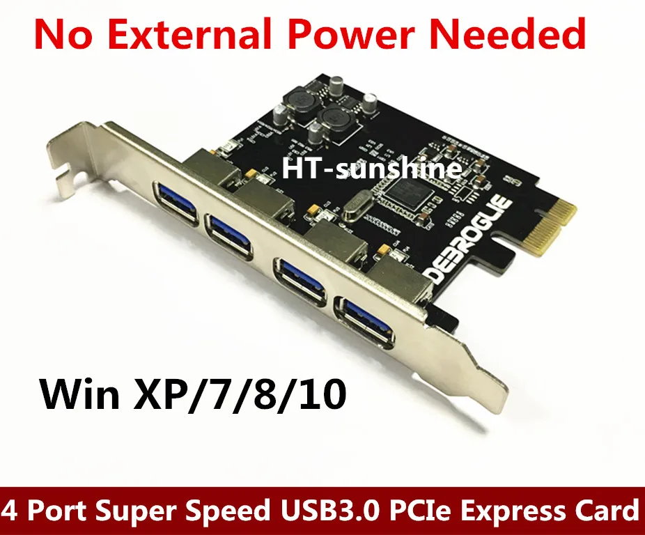Free shipping 4 Port Super Speed USB3.0 PCIe Express Card For Windows XP/7/8/10
Free shipping 4 Port Super Speed USB3.0 PCIe Express Card For Windows XP/7/8/10