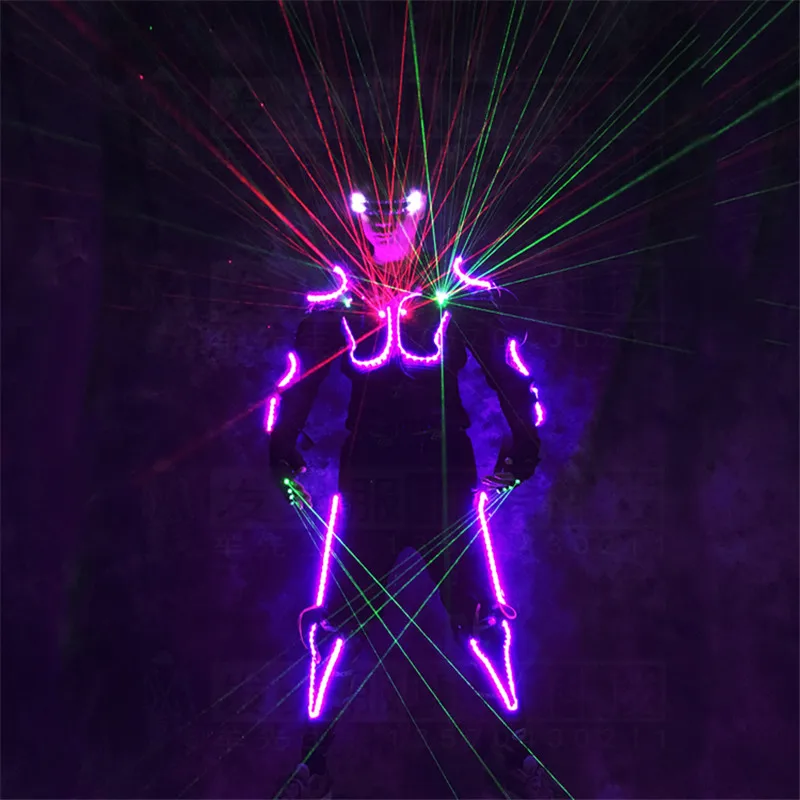 LZ29 Ballroom dance led costumes luminous robot suit men led glasses green laser cloth dancer dj stage show wears laser gloves
LZ29 Ballroom dance led costumes luminous robot suit men led glasses green laser cloth dancer dj stage show wears laser gloves
