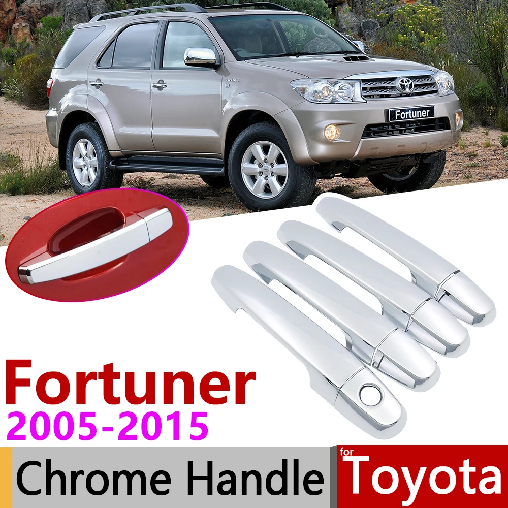 for Toyota Fortuner AN50 AN60 2005~2015 Chrome Door Handle Cover Car Accessories Stickers Trim Set 2006 2008 2010 2012 2014 2016
for Toyota Fortuner AN50 AN60 2005~2015 Chrome Door Handle Cover Car Accessories Stickers Trim Set 2006 2008 2010 2012 2014 2016
