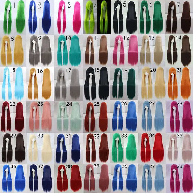 ccutoo 100cm Long Straight Synthetic Hair High Temperature Cosplay Wigs 82 Colors Available
ccutoo 100cm Long Straight Synthetic Hair High Temperature Cosplay Wigs 82 Colors Available
