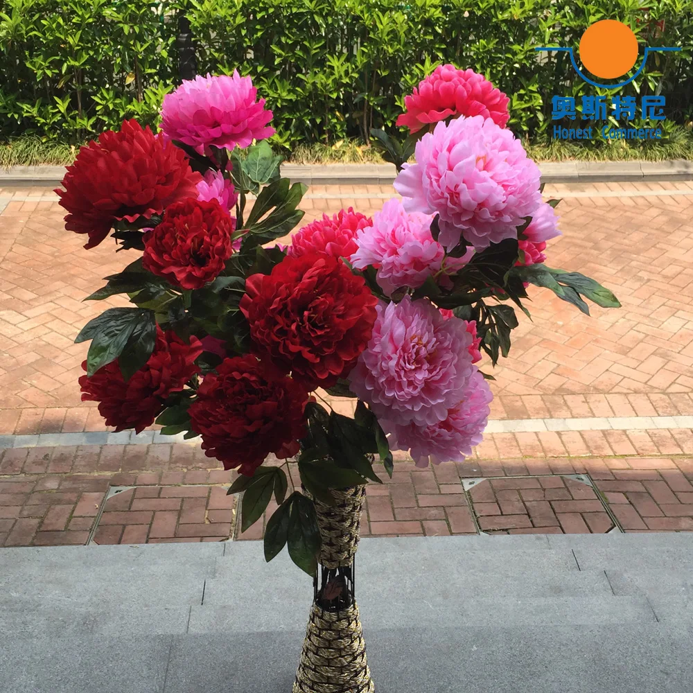 big size artificial flower bouquets Real Touch 3 heads one branch artificial peony flower bouquets
big size artificial flower bouquets Real Touch 3 heads one branch artificial peony flower bouquets