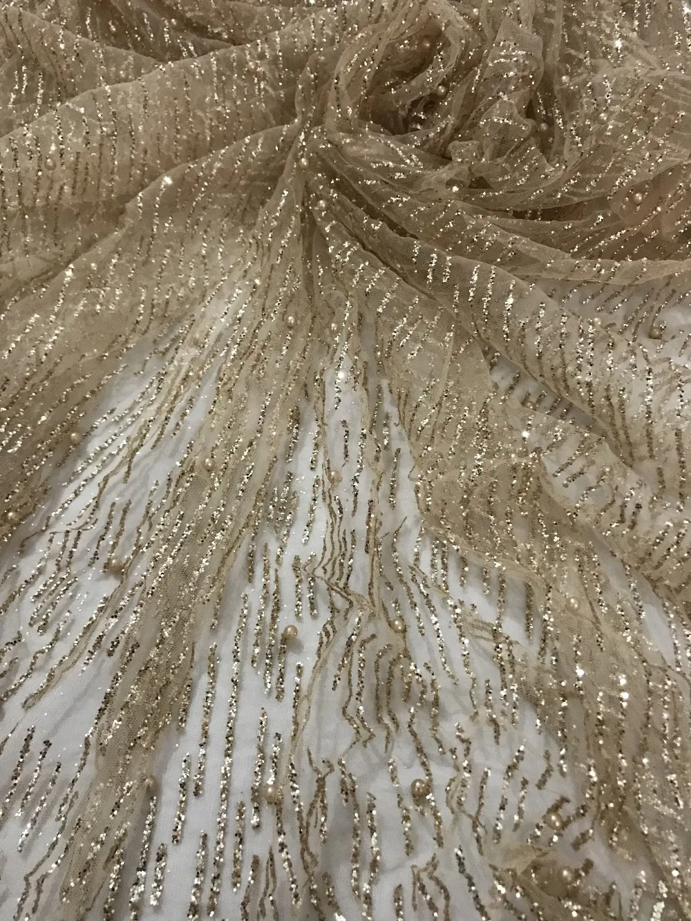 5yards mesh tulle hand print glitter lace fabric L-010 for evening dress
5yards mesh tulle hand print glitter lace fabric L-010 for evening dress