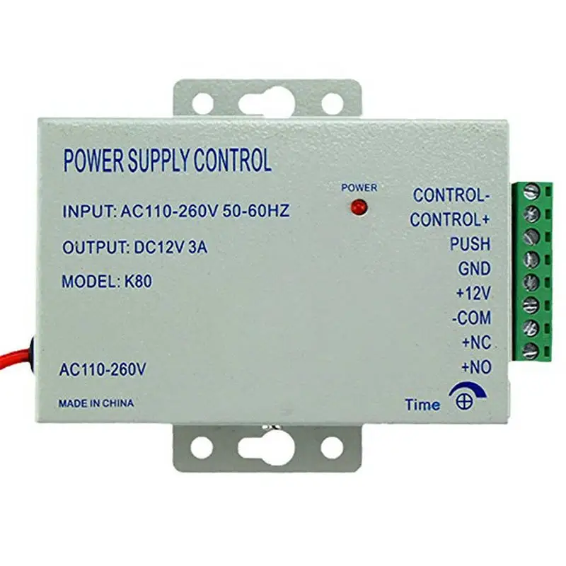Smart Home Access Control Power Supply K80 Power Switch DC 12V 3A AC 110~260V for All Types Access Control System Free Shipping
Smart Home Access Control Power Supply K80 Power Switch DC 12V 3A AC 110~260V for All Types Access Control System Free Shipping