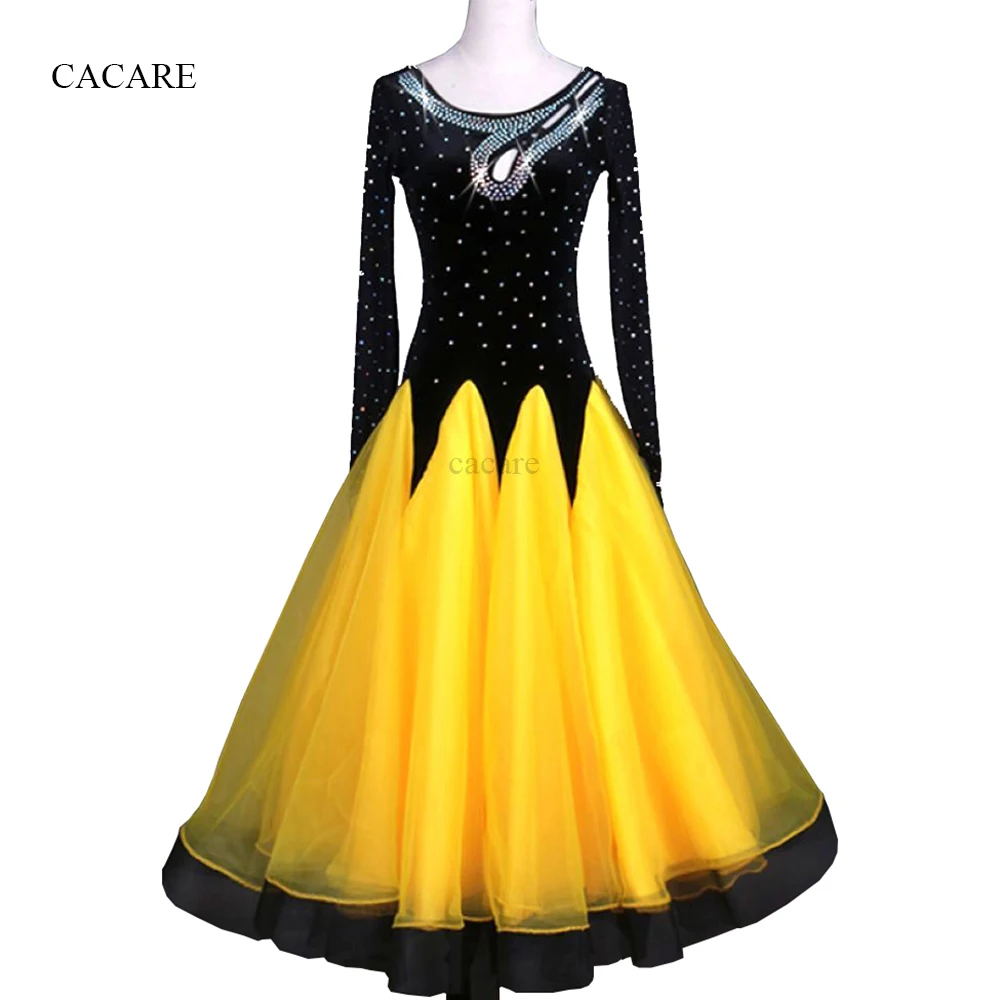 CACARE Ballroom Dance Formal Dresses Long Woman Clothing Female Standard Dance Wear Costume Waltz Dress Modern D0235 Customize
CACARE Ballroom Dance Formal Dresses Long Woman Clothing Female Standard Dance Wear Costume Waltz Dress Modern D0235 Customize