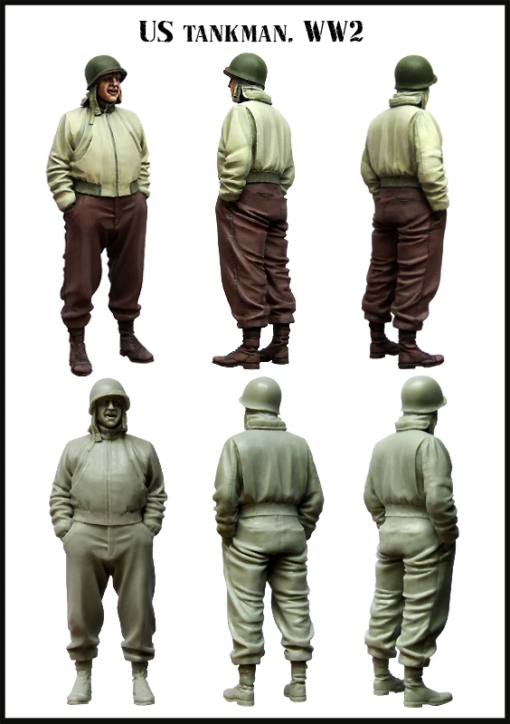 1/35 Resin Figures Model Kit-C209 Historical military US .TANKMAN Unassembled unpainted
1/35 Resin Figures Model Kit-C209 Historical military US .TANKMAN Unassembled unpainted
