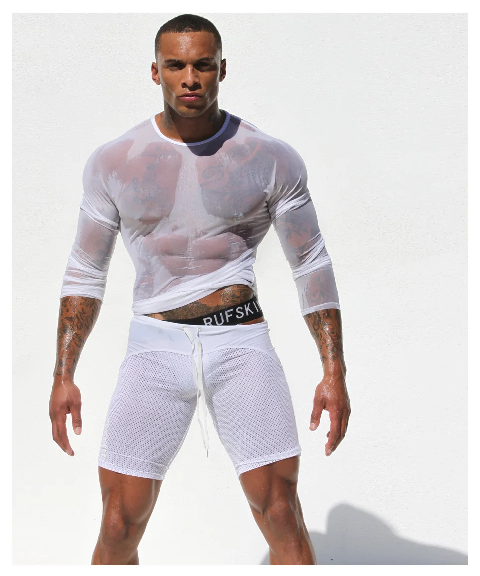 High Quality Men Long Sleeve Sexy Transparent Shirt Mesh Gauze Sexy underwear Gay Sexy Sleepwear Free Shipping
High Quality Men Long Sleeve Sexy Transparent Shirt Mesh Gauze Sexy underwear Gay Sexy Sleepwear Free Shipping