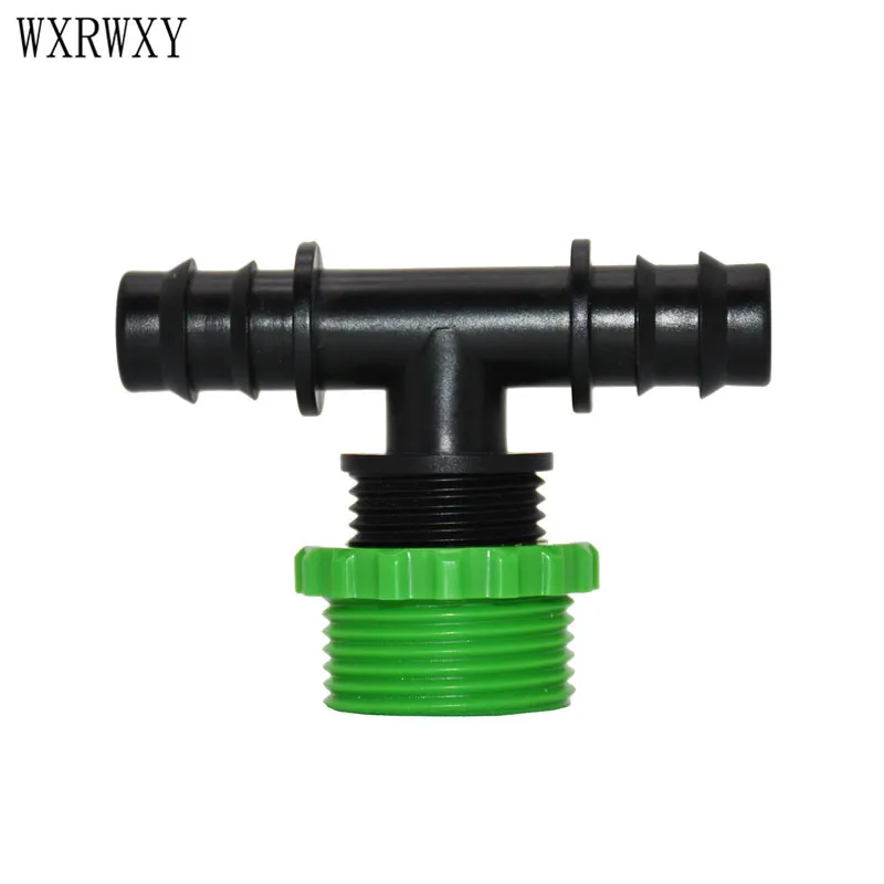 wxrwx Irrigation Tee male 3/4 to the 1/2" hose tee male 1/2 to 16mm hose barbed double way irrigation connector 25pcs
wxrwx Irrigation Tee male 3/4 to the 1/2" hose tee male 1/2 to 16mm hose barbed double way irrigation connector 25pcs