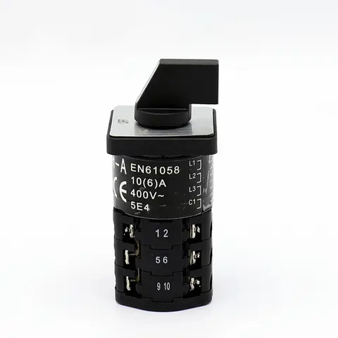 KEDU-interruptor de cambio Universal de tres capas, ZH-A Industrial, interruptores de leva giratoria para equipos de Control de circuito, ca 125/250V 18/12A