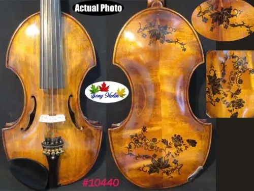 SONG Maestro draw back 5 strings violin 4/4,Good sound #10440 
SONG Maestro draw back 5 strings violin 4/4,Good sound #10440