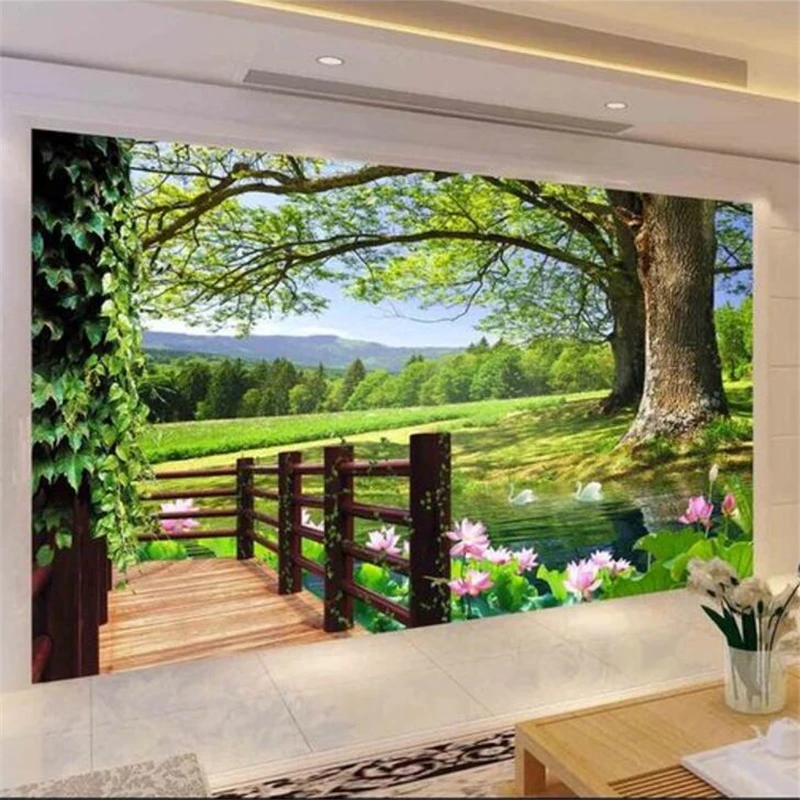 wellyu Custom three-dimensional photo wallpaper 3D papel de parede tree landscape обои living room bedroom background wall paper
wellyu Custom three-dimensional photo wallpaper 3D papel de parede tree landscape обои living room bedroom background wall paper
