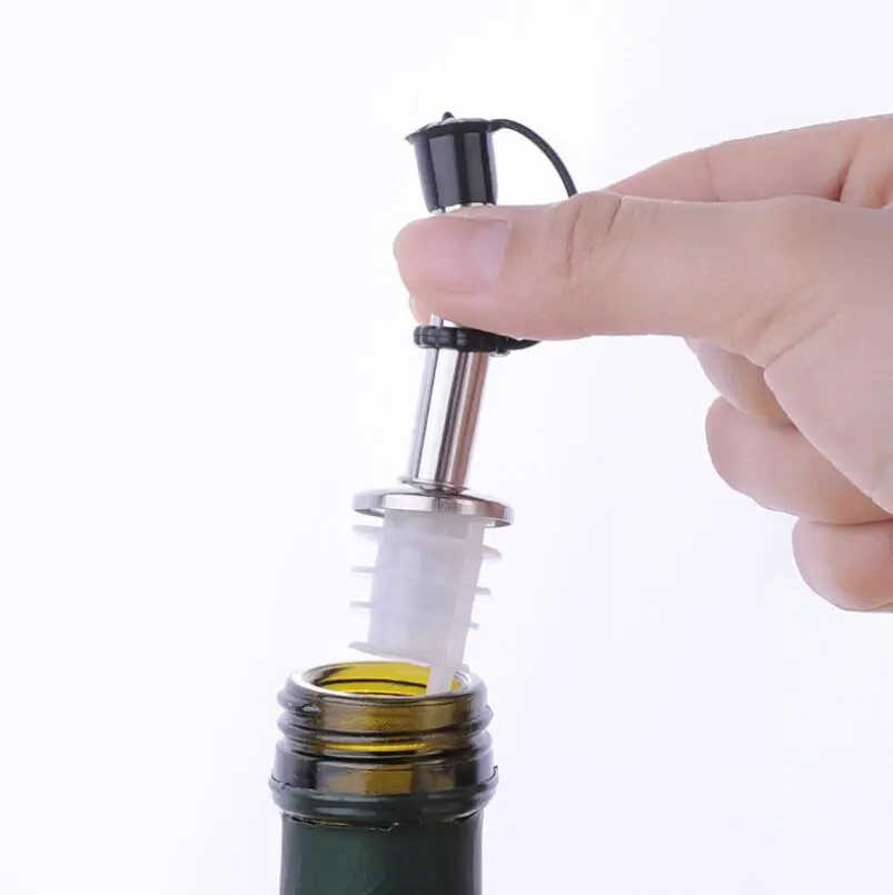Hot Party Dining Bar Stainless Steel Liquor Bottle Pour Pourer Cap Wine Spout Dispenser with Covers LX6991
Hot Party Dining Bar Stainless Steel Liquor Bottle Pour Pourer Cap Wine Spout Dispenser with Covers LX6991