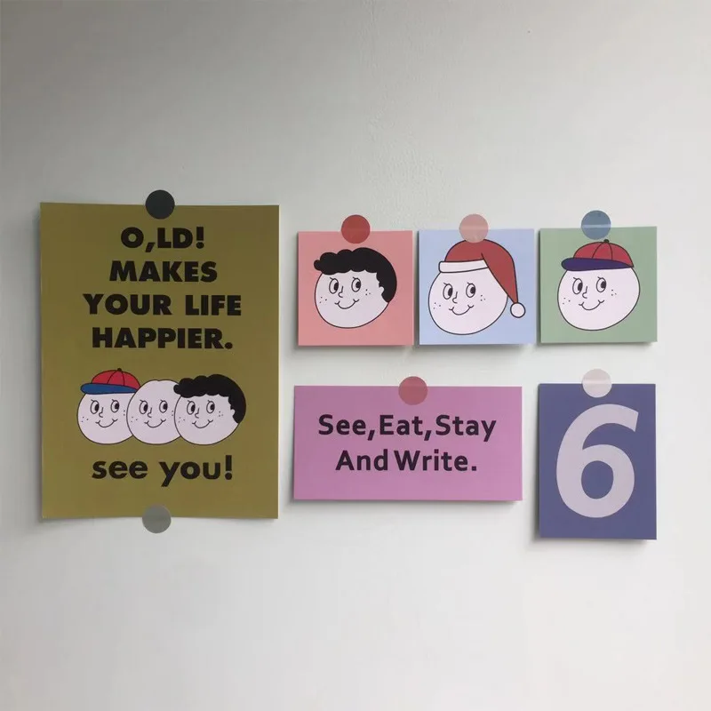 SIXONE 6 Sheets Cute Big Face Decorative Card Smile Stickers Paper Jam Wall Decoration Shooting Props Decorative Painting Suit
SIXONE 6 Sheets Cute Big Face Decorative Card Smile Stickers Paper Jam Wall Decoration Shooting Props Decorative Painting Suit
