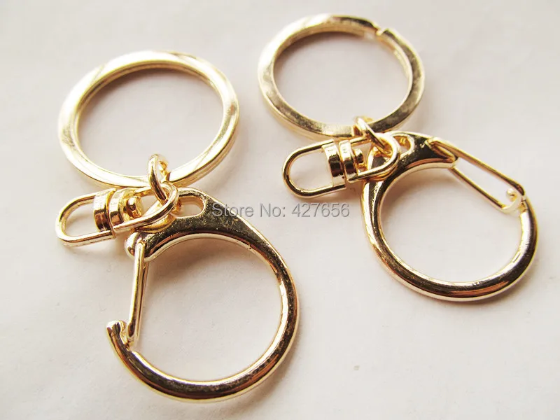 100pcs Silver tone/Golden Heavy Strong D Clasp Circle Clasp Key Chain Ring Connector Pendant Charm/Finding
100pcs Silver tone/Golden Heavy Strong D Clasp Circle Clasp Key Chain Ring Connector Pendant Charm/Finding