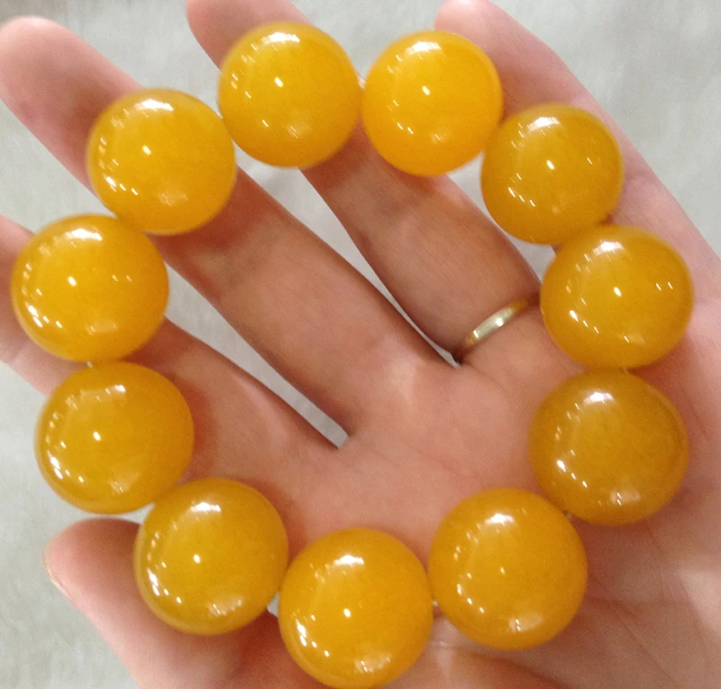 Natural jadeite bracelet Quartz bracelets for men and women large beads yellow stone bracelet 20mm
Natural jadeite bracelet Quartz bracelets for men and women large beads yellow stone bracelet 20mm