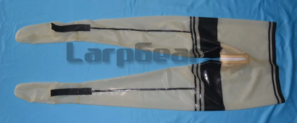 Hot transparent with black latex leggings for woman crotch zipper latex rubber pants plus size
Hot transparent with black latex leggings for woman crotch zipper latex rubber pants plus size