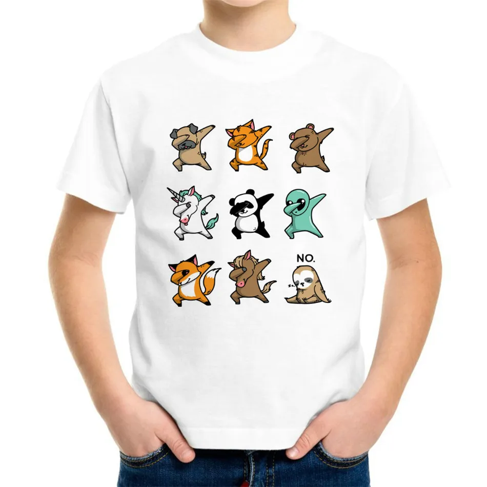 Joyonly 2019 Kids Fashion 3d T-shirt Boys Girls Lovely Dabbing Unicorn Dog Cat Animal Print T shirt Kids Baby Cool Clothes Tops
Joyonly 2019 Kids Fashion 3d T-shirt Boys Girls Lovely Dabbing Unicorn Dog Cat Animal Print T shirt Kids Baby Cool Clothes Tops