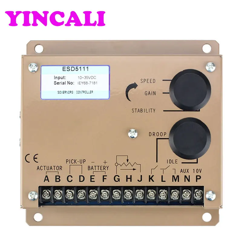 Speed Controller ESD5111 Diesel Engine Speed Control Unit Mechanical Genset Governor
Speed Controller ESD5111 Diesel Engine Speed Control Unit Mechanical Genset Governor