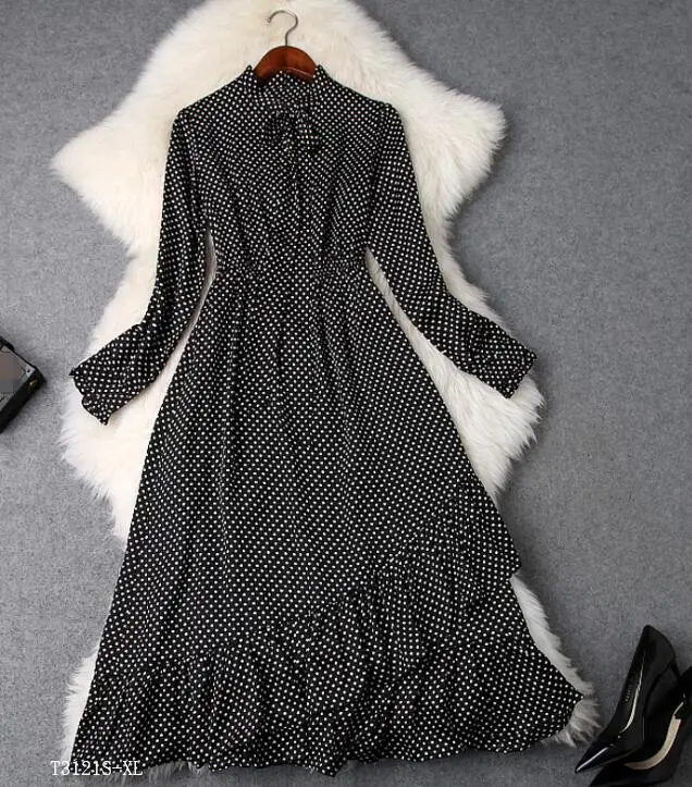 European style 2019 New arrivals summer Spring fashion women clothes temperament patchwork slim vintage dress T3121
European style 2019 New arrivals summer Spring fashion women clothes temperament patchwork slim vintage dress T3121