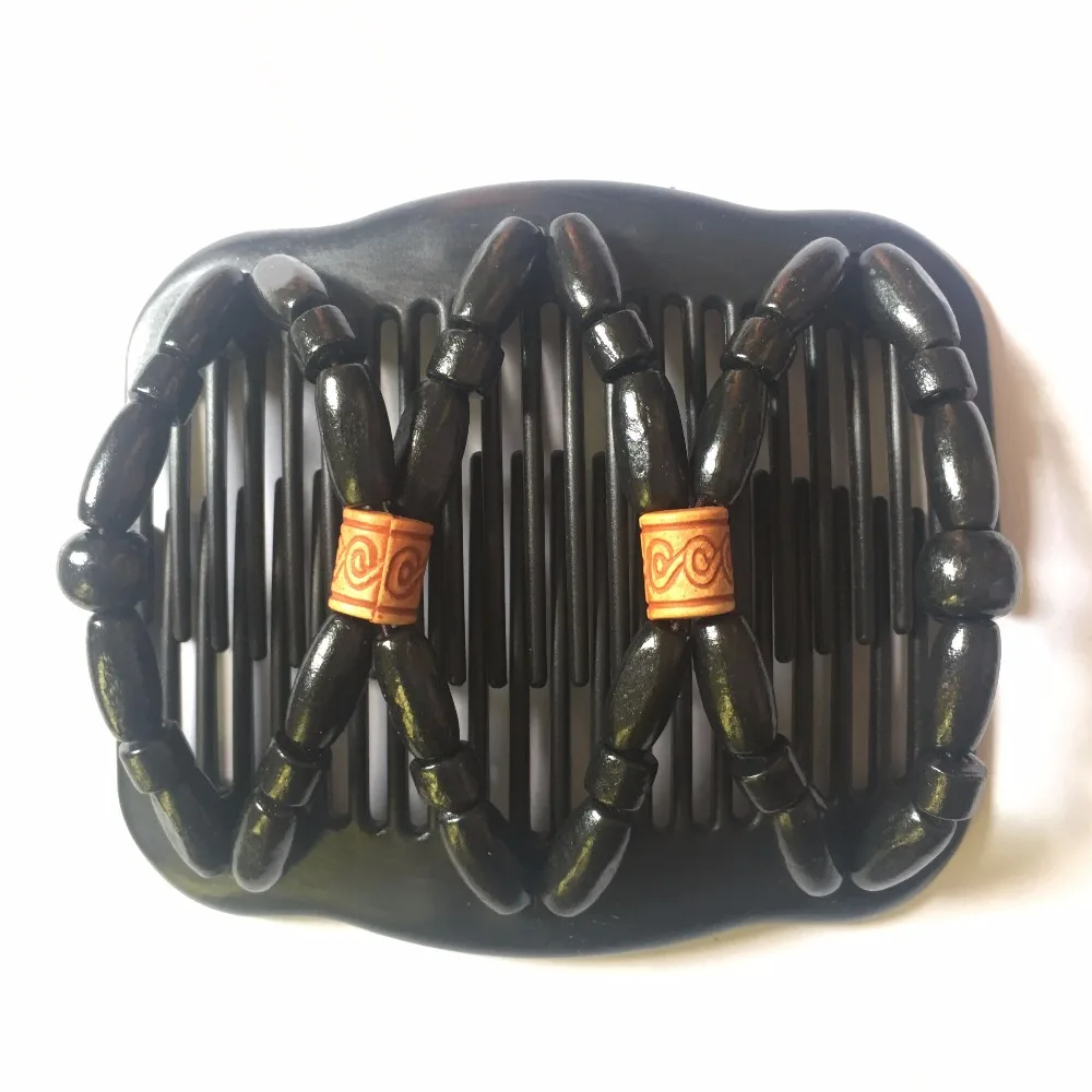 Black beads Double Magic Hair Combs Clip hair combs hairpins hair accessories Free shipping 20 pcs/lot
Black beads Double Magic Hair Combs Clip hair combs hairpins hair accessories Free shipping 20 pcs/lot