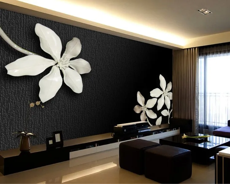 Embossed 5D three-dimensional European fashion simple black and white TV background wallpaper living room bedroom mural
Embossed 5D three-dimensional European fashion simple black and white TV background wallpaper living room bedroom mural