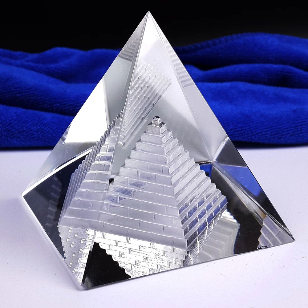 Clear Fengshui Hollow Pyramid Healing Crystal Wicca crafts Desk Paperweight Glass Pyramid Model Ornament Collecting Gifts
Clear Fengshui Hollow Pyramid Healing Crystal Wicca crafts Desk Paperweight Glass Pyramid Model Ornament Collecting Gifts