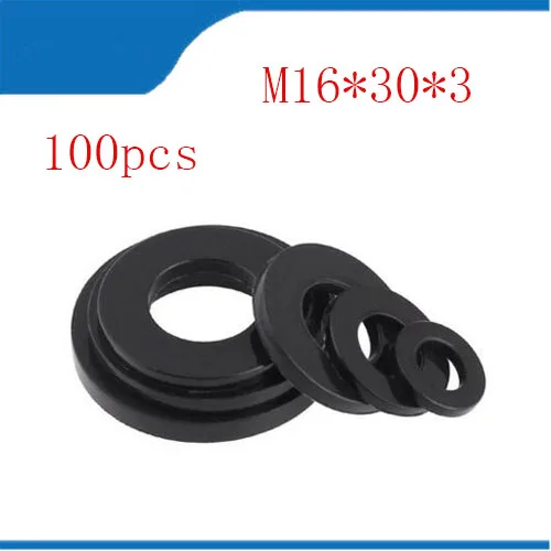 100Pcs M6 M6 x 30mm x 3mm New Black B Nylon Flat Washer Plastic Insulation Plain Ring Gasket Free Shipping
100Pcs M6 M6 x 30mm x 3mm New Black B Nylon Flat Washer Plastic Insulation Plain Ring Gasket Free Shipping