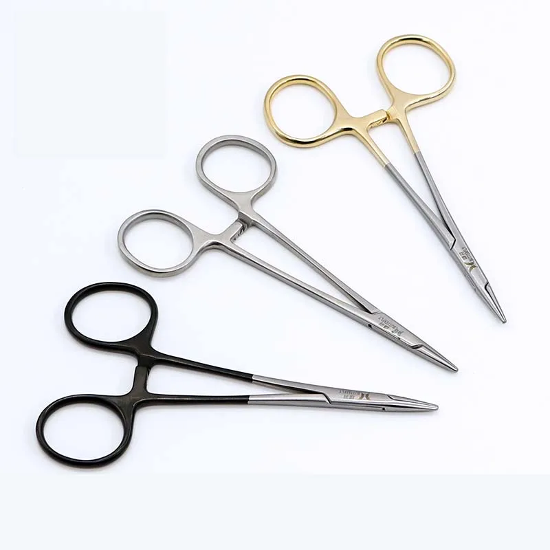 Butterfly feather eye surgery fine 12.5cm gold handle pin holder clamp needle clamp double eyelid needle holding beauty plastic
Butterfly feather eye surgery fine 12.5cm gold handle pin holder clamp needle clamp double eyelid needle holding beauty plastic