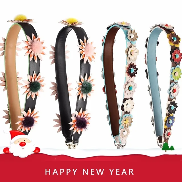 Colorful Flower Replacement Strap For Handbag Genuine Leather Women Shoulder Bag Strap Accessories Belts Famous Brand Strap S169
Colorful Flower Replacement Strap For Handbag Genuine Leather Women Shoulder Bag Strap Accessories Belts Famous Brand Strap S169
