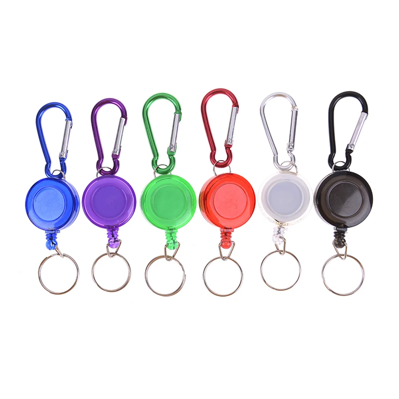 1PCS Mulitifunctional Multicolor Badge Reel Retractable Keychain ID Card Holder Keyring Key Chain Steel Cord
1PCS Mulitifunctional Multicolor Badge Reel Retractable Keychain ID Card Holder Keyring Key Chain Steel Cord
